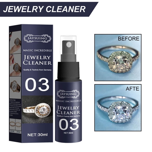 Jewelry Cleaner 03 for All Jewelry,Magic Incredible Jewelry Watch Rust Cleaner Spray,Anti Tarnish Jewelry Cleaner,Quick Jewelry Cleaning Spray,Jewelry Cleaner Solution,Jewelry Cleaner Liquid