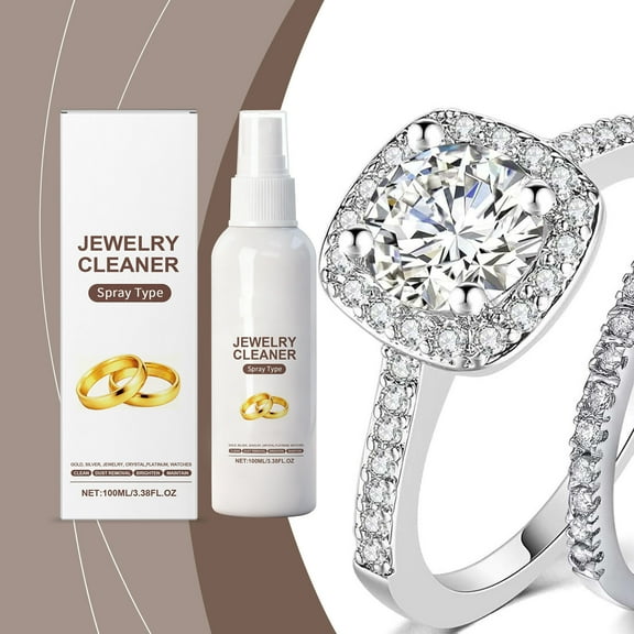 Jewelry Cleaner For Necklaces Rings And Earrings Dust And Rust Remover Cleaning Solution 100ml