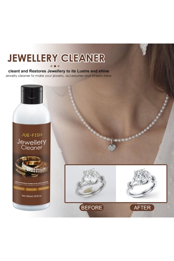 Jewelry Cleaner For Restoring Old Coins Watches Rings And More 100ml Non Abrasive Ready To Use Liquid