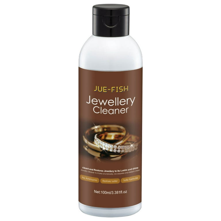 Jewelry Cleaner - Glass, Screen, and Jewelry Cleaning Solution Restores  Shine for Gold & Silver Rings, Diamonds, Watches, & Necklaces, Restoring  Old Coins, Watches and More,100ml 