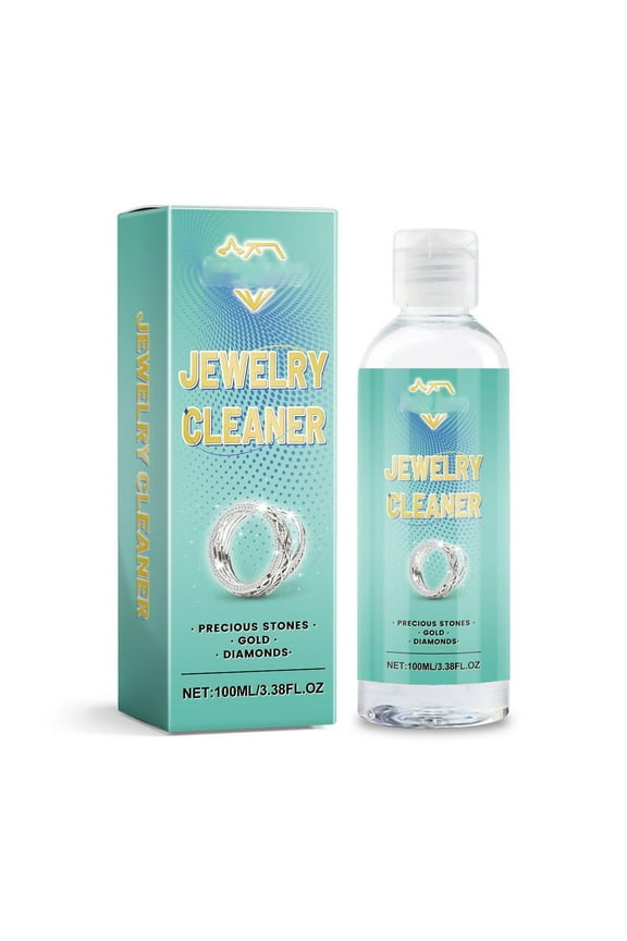 Jewelry Cleaner Jewelry Metal Cleaner Necklace Rust Remover Dusts Remover 100ml