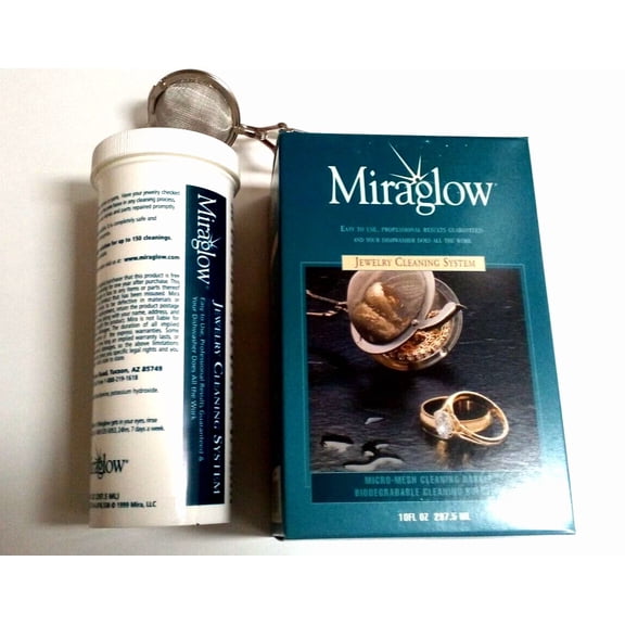 Jewelry Cleaner Liquid Restores Shine & Brilliance Gold Diamond Platinum Stones