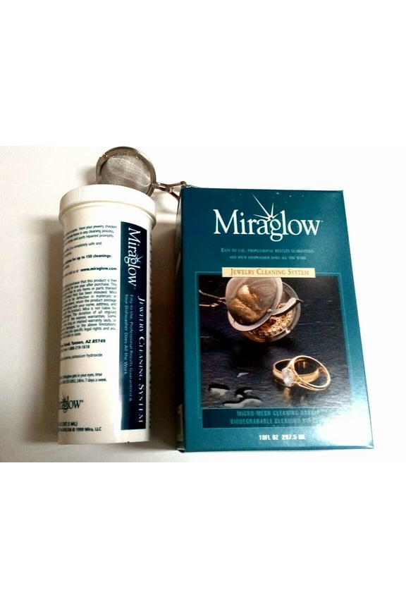 Jewelry Cleaner Liquid Restores Shine & Brilliance Gold Diamond Platinum Stones