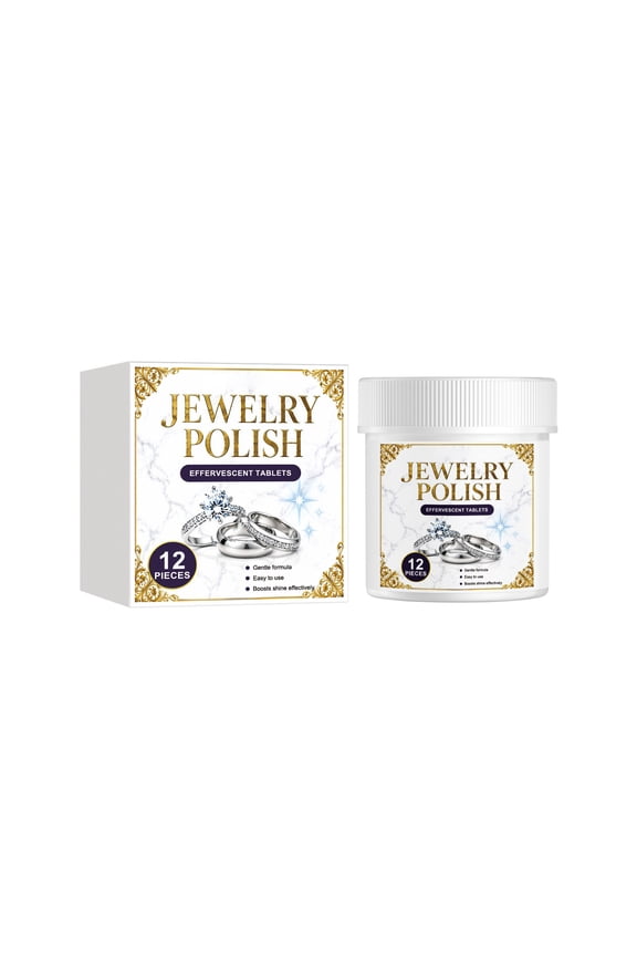 Jewelry Cleaner, Ring Cleaner pH-Balanced Gentle Formula, Jewelry Cleaner Solution for Gold, Platinum, Diamonds, Great for Rings, Necklaces, Bracelets