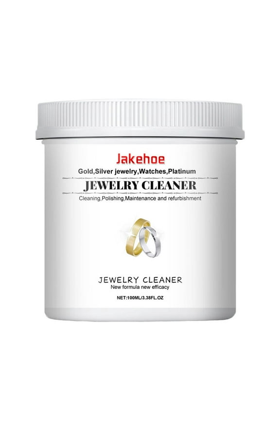 Jewelry Cleaning Agent Jewelry Metal Cleaning Solution Diamond Necklace Rust and Ash Removal Solution 100ml, Multicolor