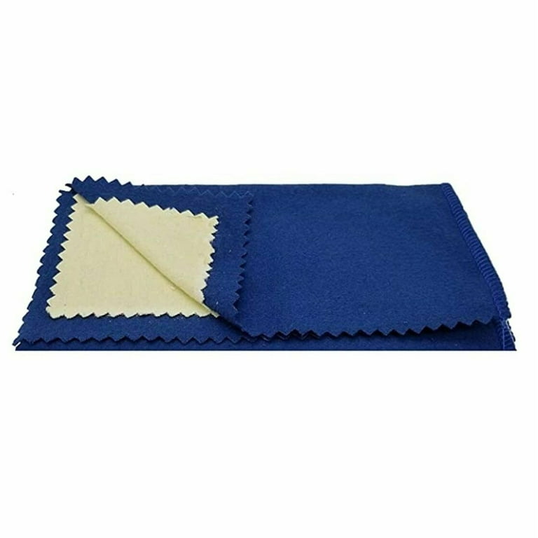 Jewellery Cleaning Cloth for All Metals Silver and Gold Brass 60 Bulk Large  Sterling Silver Polishing Cloth for Silverware Jewellery Platinum Blue Pink  : : Clothing, Shoes & Accessories
