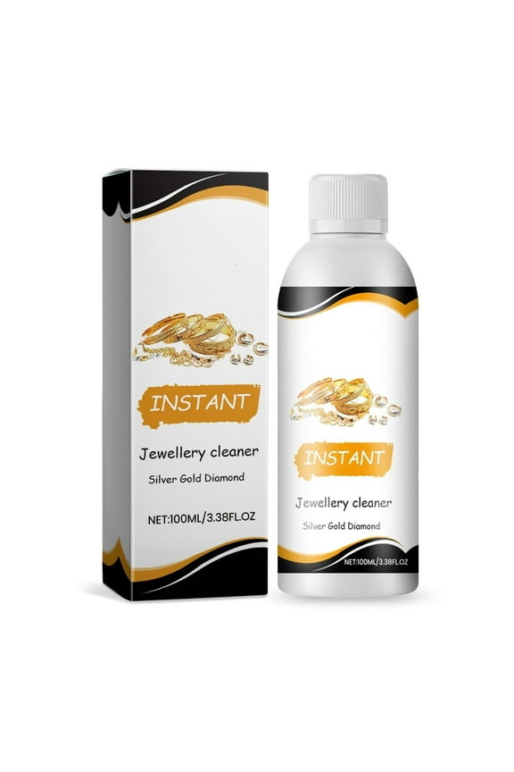 Jewelry Cleaning Solution For Stain Removal And Maintenance Of Silver Gold Glass 100Ml