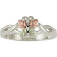 thumbnail image 1 of Jewelry Coleman Co. 10kt and 12kt and Sterling Silver Butterfly Ring, 1 of 1