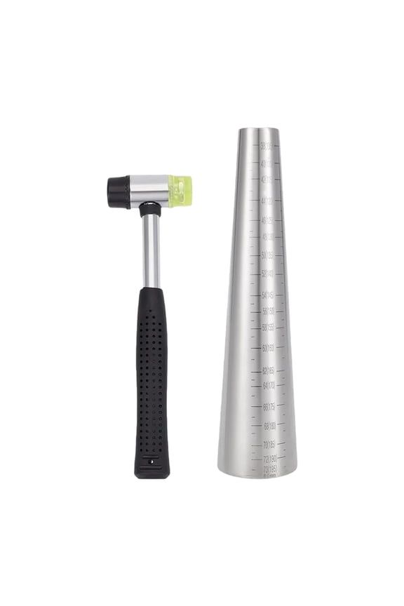 Jewelry Crafting Bracelet Mandrel Tool Set with Measurement Scale for Bracelet