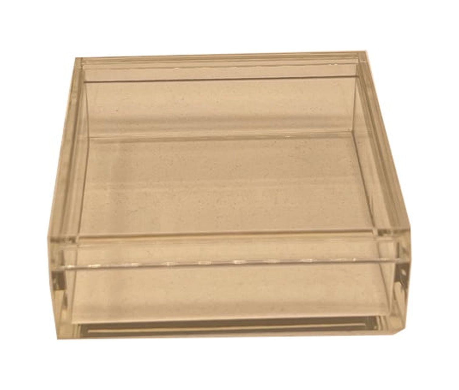 Jewelry Display Box in Clear Finish 2 W x 2 L x 0.75 H Inches - Pack of 16