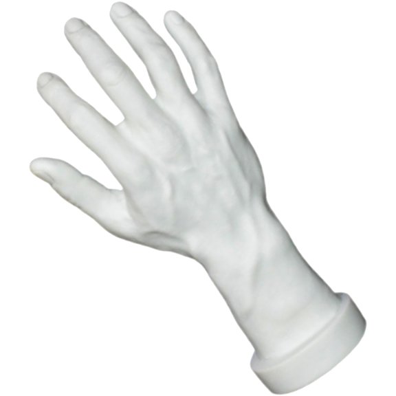 Jewelry Display Hand Mold Waterproof PVC Texture Easy Cleaning Exhibition Hand Model for Shop Window Presentation
