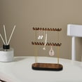 thumbnail image 1 of Jewelry Display Jewelry Holder for Dresser Exhibitions Countertop Small Dual Layers, 1 of 8