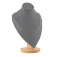 thumbnail image 1 of Jewelry Display Mannequin Bust Chain Bust Stand for Countertops Galleries 12.6x18x28cm, 1 of 8