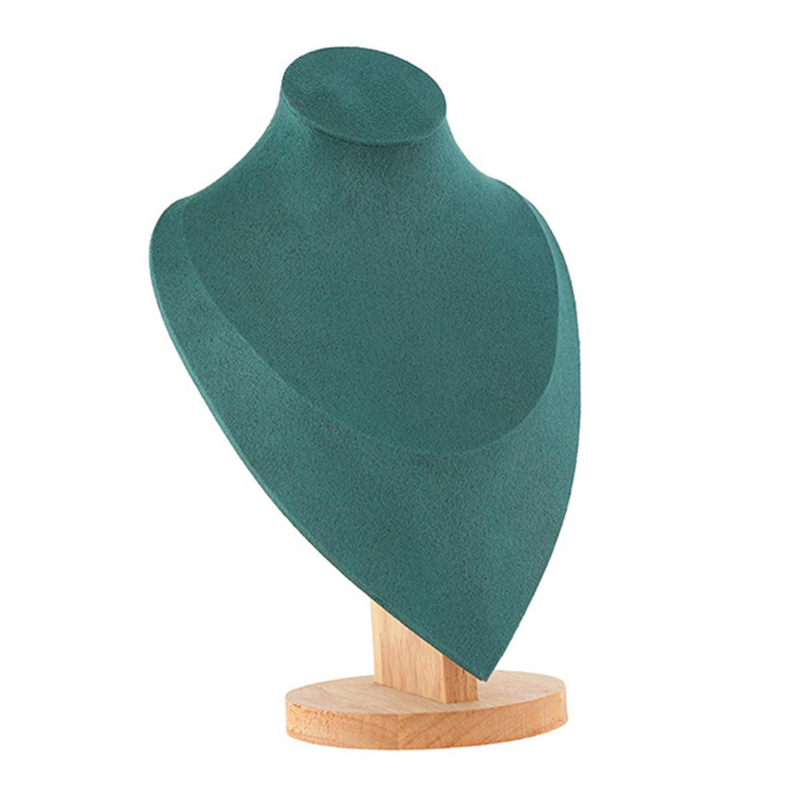 Jewelry Display Mannequin Bust Scratchproof for Displaying Choker Galleries 12.6x18x28cm