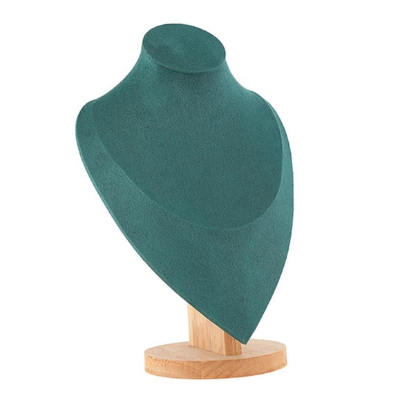 Jewelry Display Mannequin Bust Scratchproof for Displaying Choker Galleries 12.6x18x28cm