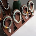 thumbnail image 1 of Jewelry Display Rack | Wooden Porous Organizer Stand | Tabletop Storage Display Board for Necklaces Bracelets Earrings | Durable Wood Construction | Easy Assembly | Versatile Showcase | 1 Piece, 1 of 9