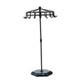 thumbnail image 1 of Jewelry Display Stand Iron Jewelry Storage Rack for Showcase Mall Exhibition Black, 1 of 7