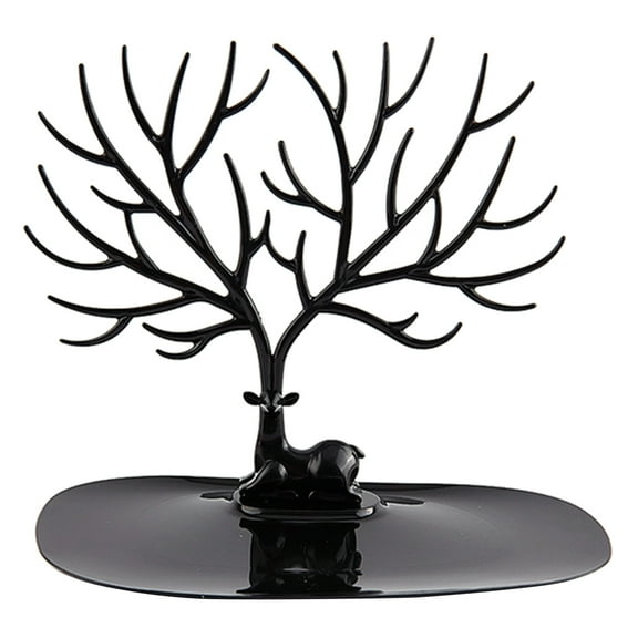 Jewelry Fawn Desktop Storage Organize Jewelry Rack Jewelry Necklace Earrings for Creative Antler Display Storage Hanger