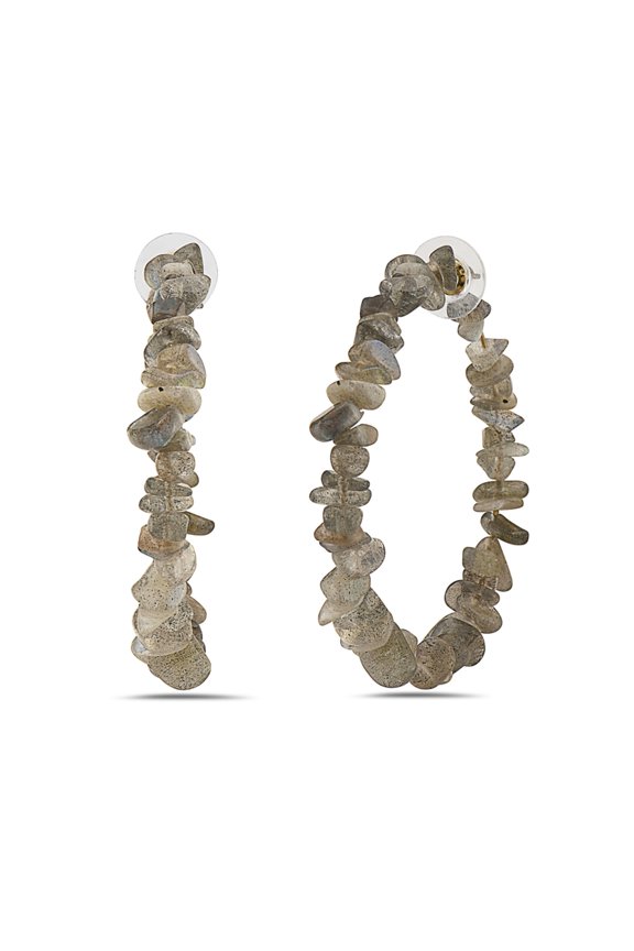 Luxurious Elegant Fashion Designer Gemma Hoops Earring for Women