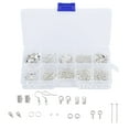 thumbnail image 1 of Jewelry Findings Set DIY Hand Made Earrings Starter Kit Beading Making Repair Tools, 1 of 8