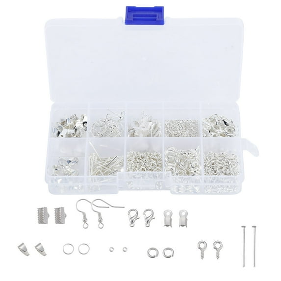 Jewelry Findings Set DIY Hand Made Earrings Starter Kit Beading Making Repair Tools