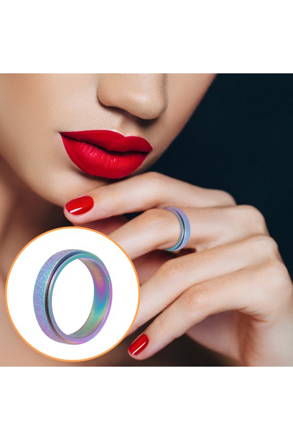 Jewelry For Women Anxiety Ring for Women Rings for Anxiety Bead Ring Worry Ring Ring for Women Jewelry, Mother's Day Valentine's Day Gift