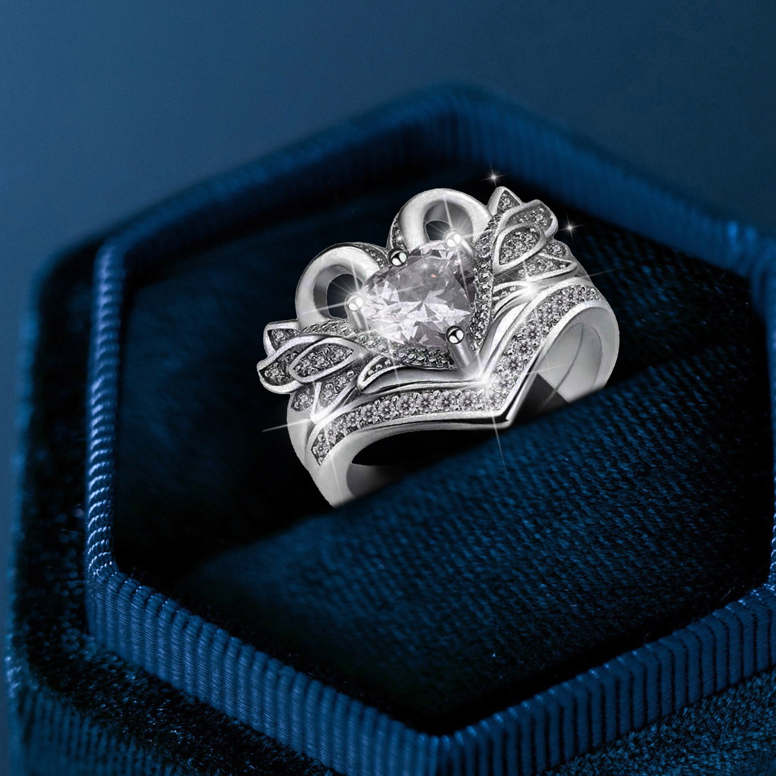 Love shape ring deals