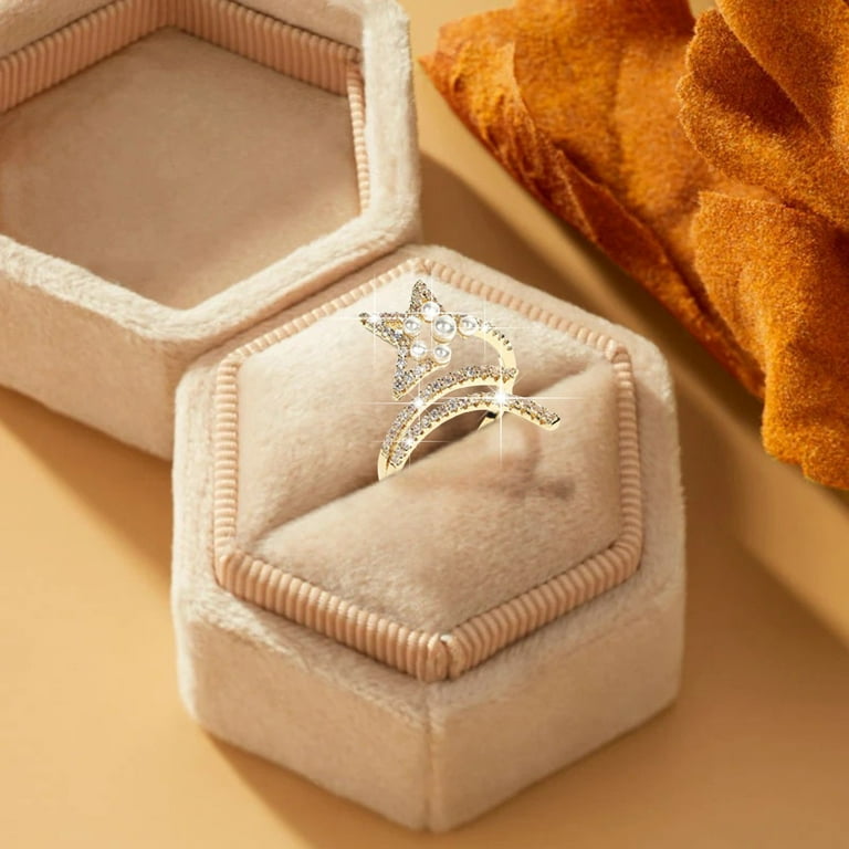 Adjustable Ring Crown, Rhinestone Jewelry