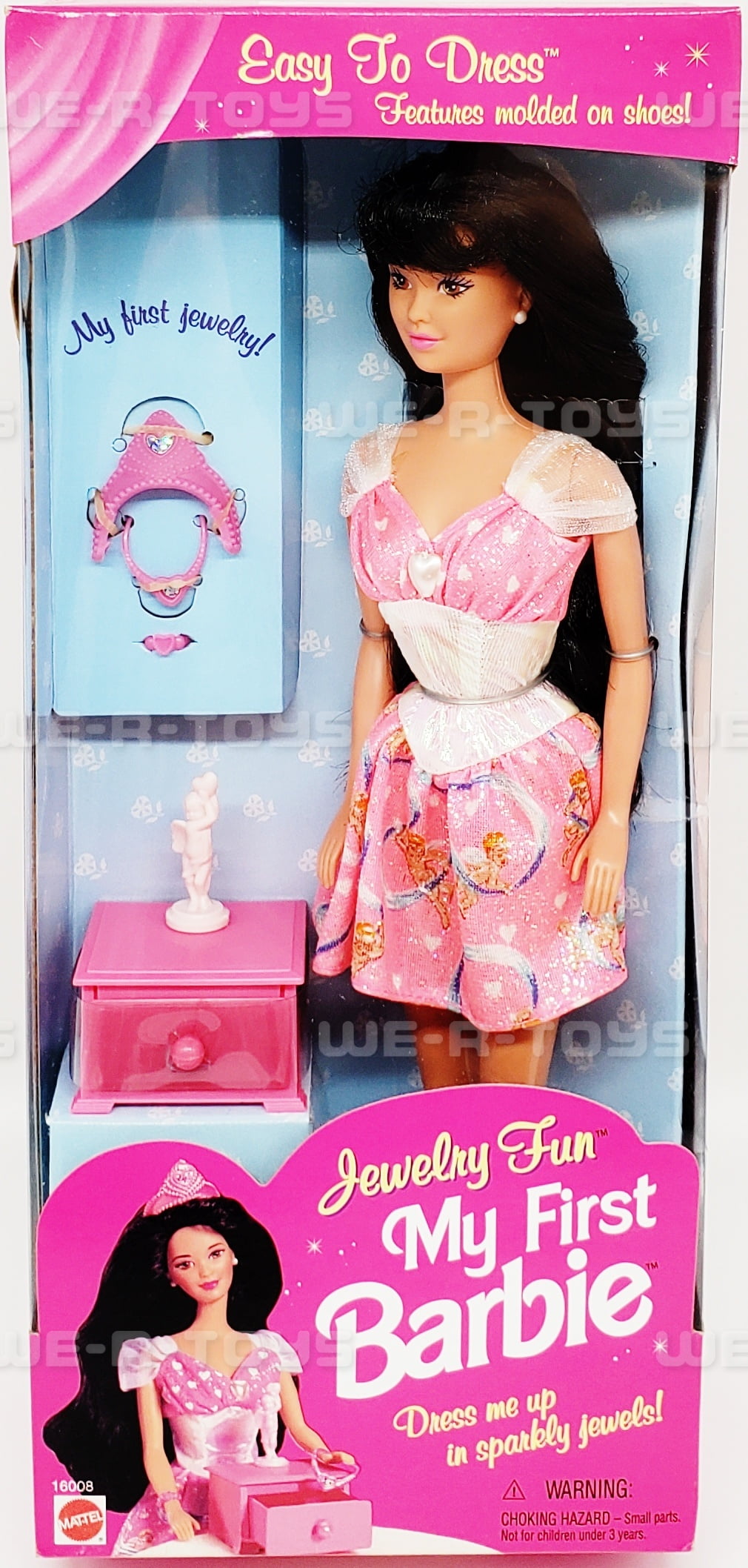 Jewelry Fun My First Barbie Doll Mattel 1996 #16008 NRFB