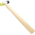 thumbnail image 1 of The Beadsmith Plastic-Rubber Jewelers Hammer - 9.5 Inches Wooden Handle - 61mm, 3oz head, 17mm Faces - Use to Flatten and Shape Sheet Metal and Wire with No Risk of Marring, 1 of 7