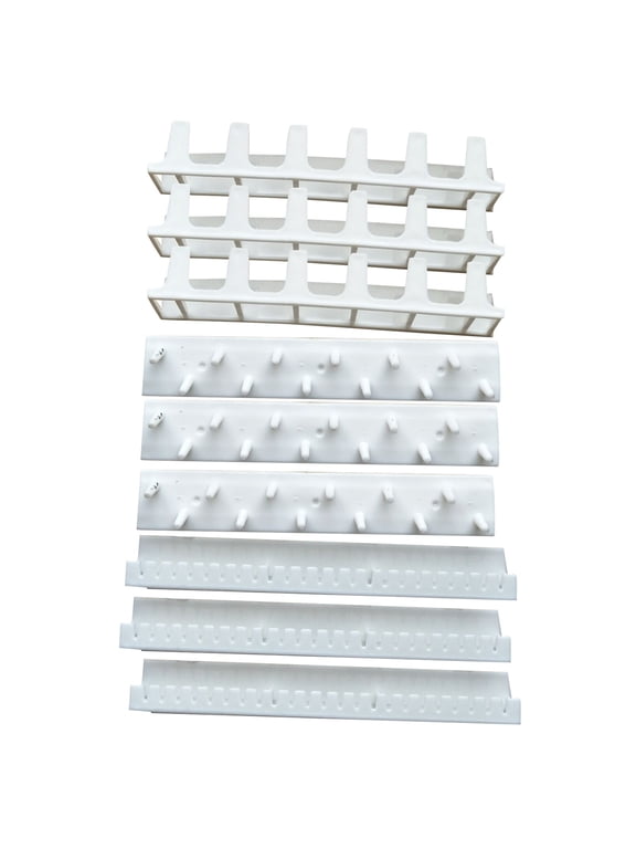 Jewelry Hanging Hooks, Self-Adhesive Paste Holder, Plastic Wall Mounted Display Organizer Hanger for Bedroom, Closet, Bathroom, Vanity, Suitable for Rings, Necklaces, Bracelets Display,White