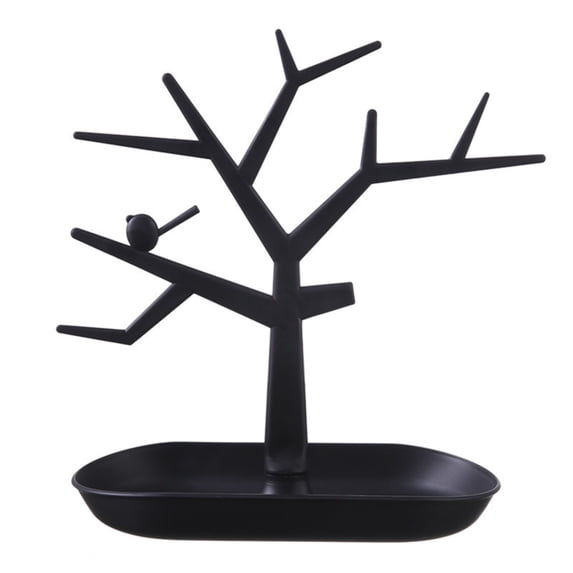 Jewelry Holder, 10.62X9.44X4.33" Tree Necklace Display Stand, Tabletop Jewelry Organizer, Branch‑Style Trinket Rack, Jewelry Storage Tower, Practical Jewelry Showcase for Dresser Vanity Countertop