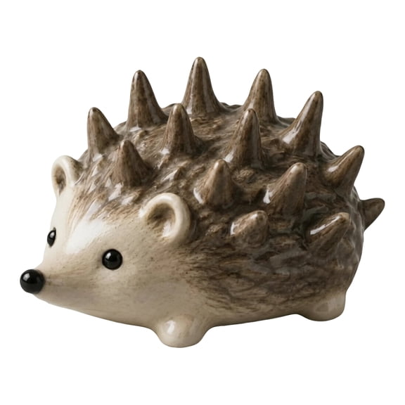 Jewelry Holder Hedgehog Shaped Ceramic Display for Rings Earrings Small Trinkets Home Desk Shelf Decoration 1 Piece for Dresser Bedroom Living Room