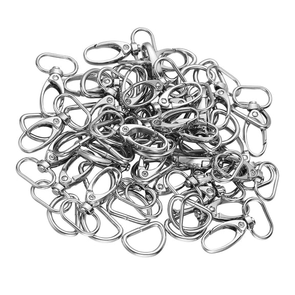 SHOWERORO Jewelry Hooks Silver 20Pack 1.65x0.98 Inch