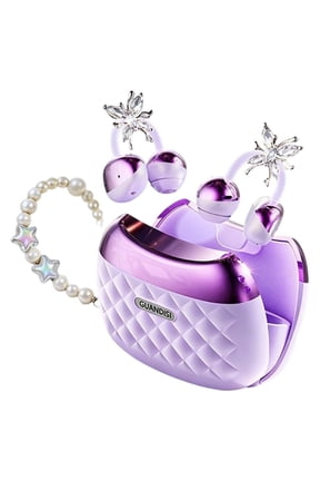 Jewelry-Inspired Clip-On Earbuds with Detachable Earrings & Bracelet
