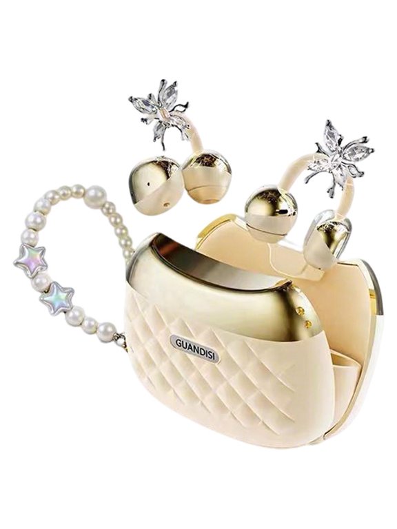 Jewelry-Inspired Clip-On Earbuds with Detachable Earrings and Bracelet