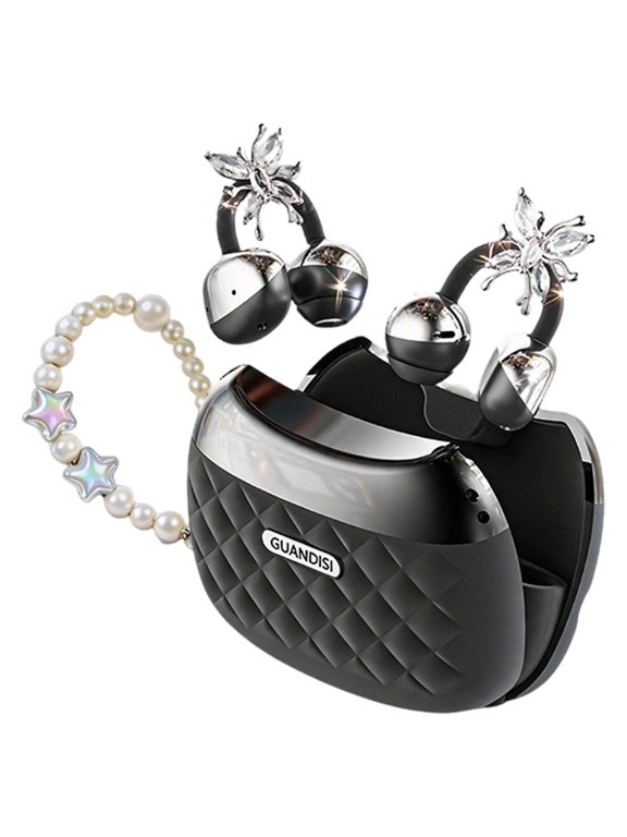 Jewelry-Inspired Clip-On Earbuds with Detachable Earrings and Bracelet