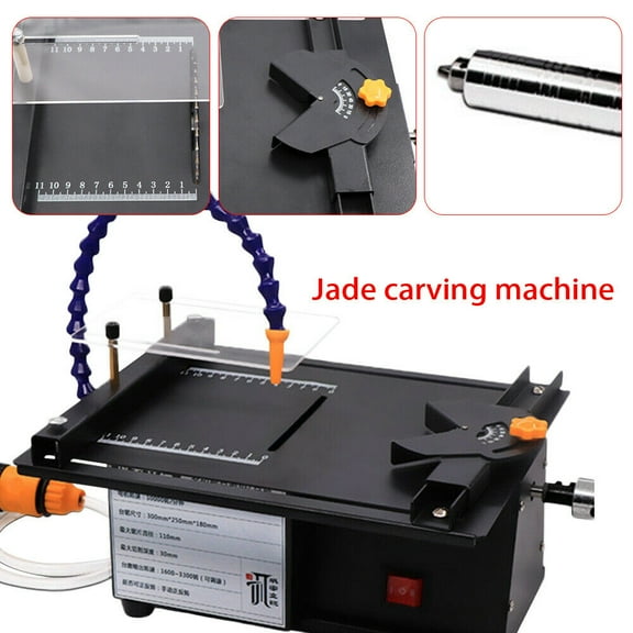 Jewelry Jade Polishing Machine 7-Speed Bench Grinder Jade Gem Grinding Machine