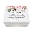 thumbnail image 1 of Jewelry Keepsake Box for Grandmother 6x5.5in - Grandma, A Gift From Above, 1 of 13