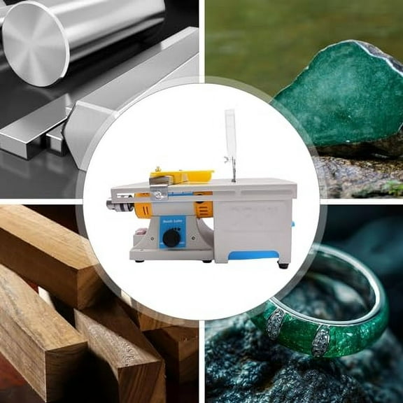 Jewelry Lapidary Saw 110V, Lapidary Equipment for Cutting Rocks, 750W Benchtop Gem Lapidary Saw with 6 inch Jade Saw , Mini Table Wood Saws, Ruler Adjustable Angle 90