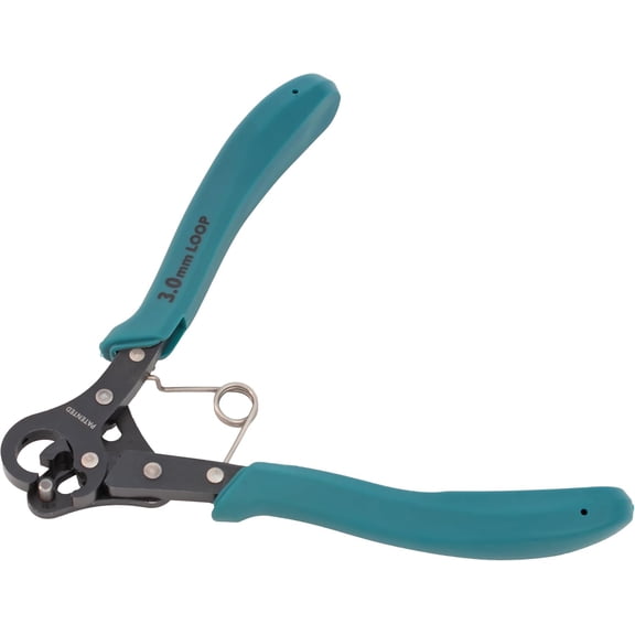 Jewelry Looping Pliers, 3mm Looping Pliers Set for Jewelry Making, Hand Craft Earring Beading Wire Looper Tool, Compatible with 18-24 Gauge Craft Wire