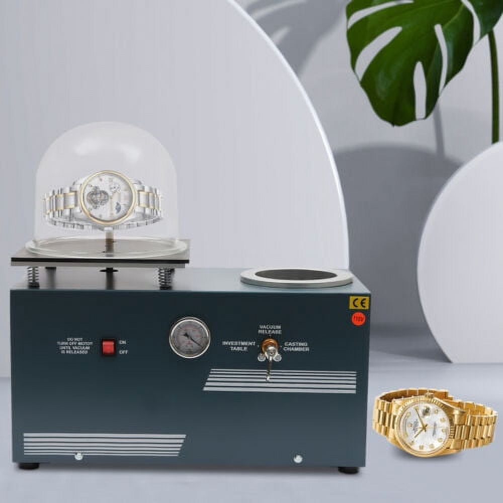 Jewelry Lost Wax Cast Combination 2L Vacuum Investing Casting Investment Machine