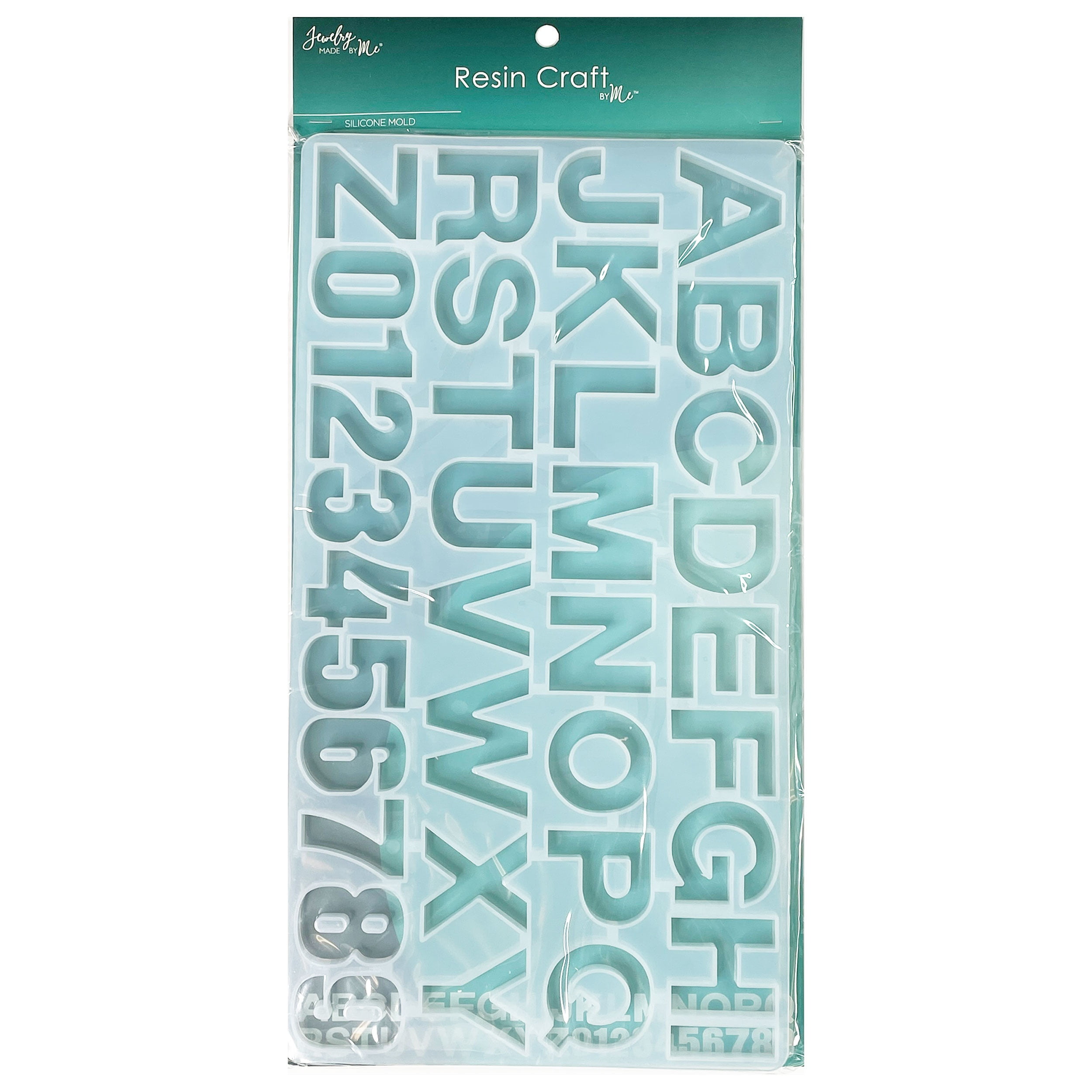 Jewelry Made By Me Resin Craft Silicone Mold-Large Alphabet