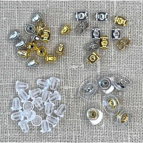 Jewelry Made By Me Earring Backs 48/Pkg - Multi