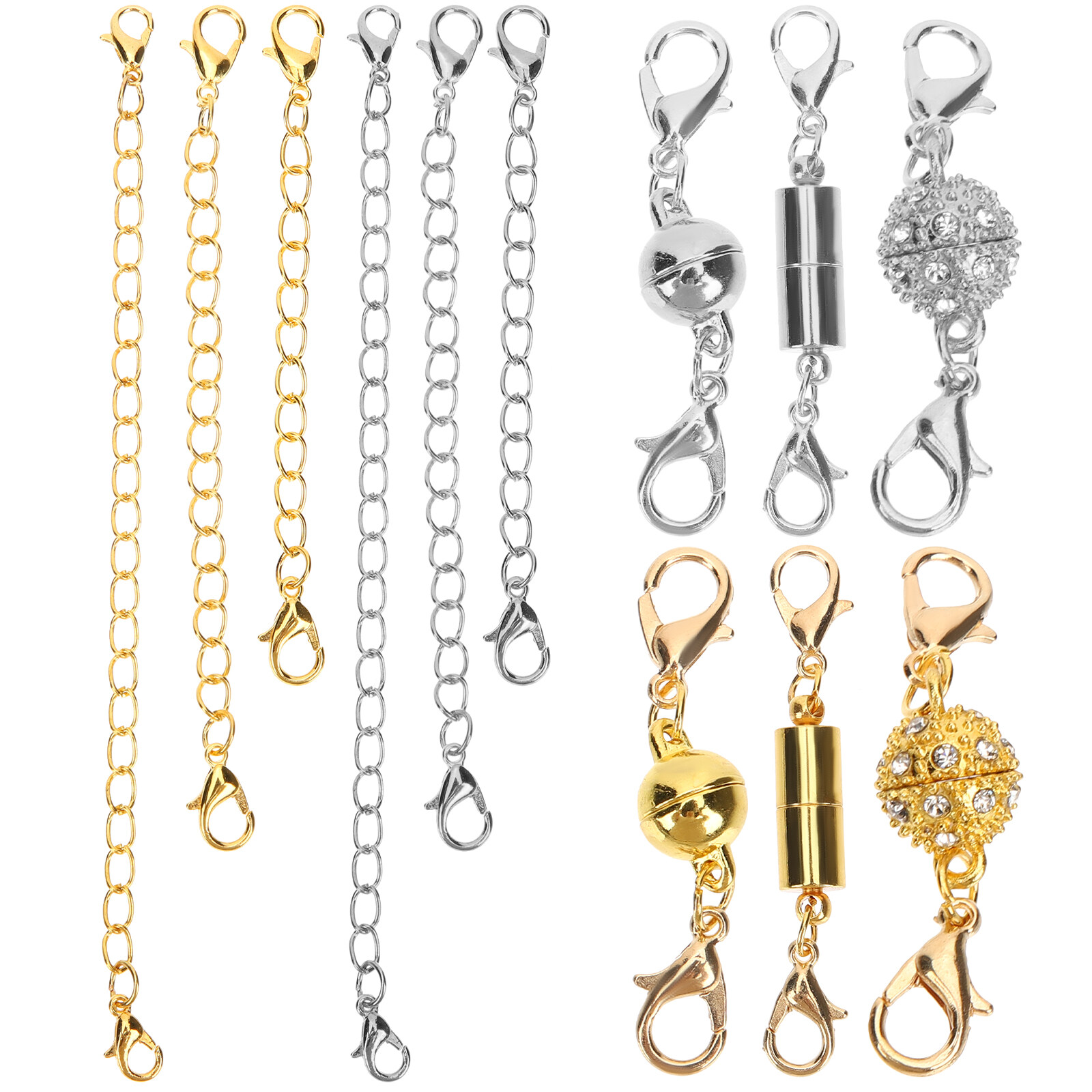 Jewelry Buckle Bracelets Gold Necklace Extenders for Women