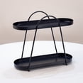 thumbnail image 1 of Jewelry Makeup Organizer, Desktop Vanity Countertop Storage Rack with Hooks for Cosmetics Earrings Necklaces, Decorative Desktop Display Stand, Compact Vertical Dressing Table Organizer, 1 of 6