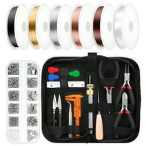 Jewelry Making Kit Jewelry Repair Kit Jewelry Supplies Tools Kit for Necklace Ring Earring Beading