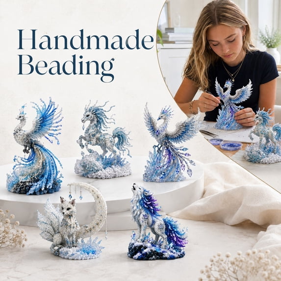Jewelry Making Kit for Adults Snow Fox Celestial Decor Diy Kits for Adults Christmas Gift Idea Durable All Inclusive Craft Supplies for Adults