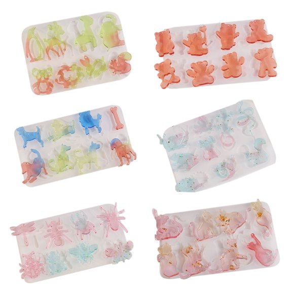 Jewelry Making Molds Series Silicone Keychain Molds Suitable for Crafting