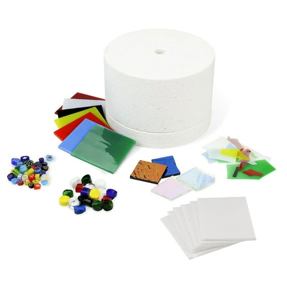 Jewelry Making Set Microwave Kiln Mold Glass Crafting Set Glass Fusing Kiln